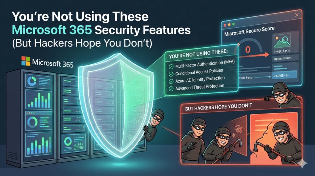 You’re Not Using These Microsoft 365 Security Features (But Hackers Hope You Don’t)